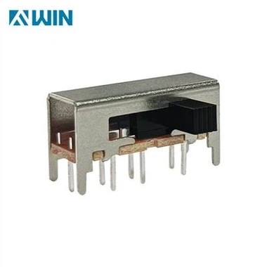 3 položaja 8 Pin klizni prekidač pod pravim kutom