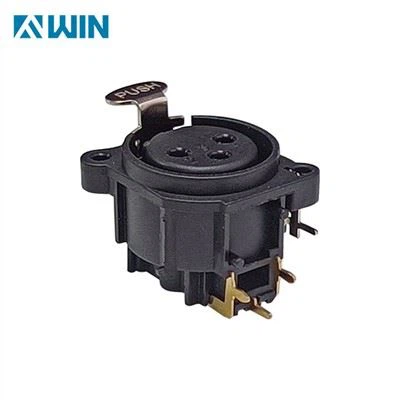 3 Pin ženski 90 stupnjeva PCB nosač XLR