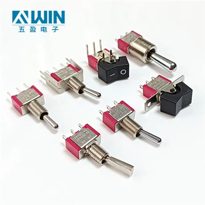 The SPDT Right-angle Mini Toggle Switch