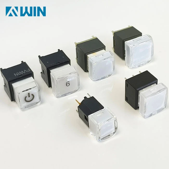 video illuminated push button switch